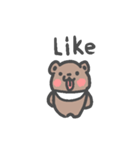 i am bear. not a man.（個別スタンプ：38）