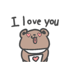 i am bear. not a man.（個別スタンプ：40）