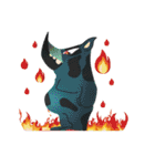little little monster（個別スタンプ：9）
