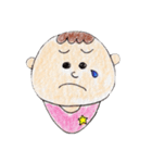 Color Pencil Baby（個別スタンプ：5）