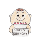 Color Pencil Baby（個別スタンプ：7）