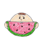 Color Pencil Baby（個別スタンプ：8）