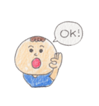 Color Pencil Baby（個別スタンプ：18）