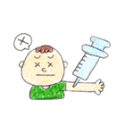 Color Pencil Baby（個別スタンプ：34）