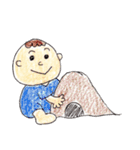 Color Pencil Baby（個別スタンプ：35）