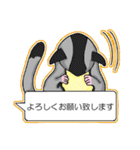 ふきだしモモンガ（敬語Ver）（個別スタンプ：8）