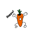 carrot happy（個別スタンプ：6）