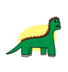 カラフル恐竜。（個別スタンプ：17）