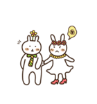 Rabbits and The Cat 2（個別スタンプ：13）