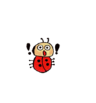 虫ちゃんたちの日常（個別スタンプ：3）