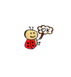 虫ちゃんたちの日常（個別スタンプ：4）
