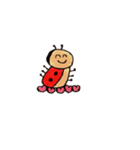 虫ちゃんたちの日常（個別スタンプ：6）