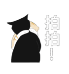 LazyFatBlackCat（個別スタンプ：25）