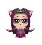 Kitten Crowned in Pink（個別スタンプ：23）