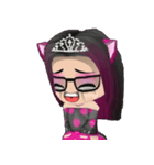 Kitten Crowned in Pink（個別スタンプ：31）