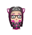 Kitten Crowned in Pink（個別スタンプ：33）