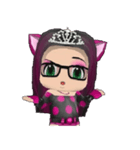 Kitten Crowned in Pink（個別スタンプ：39）