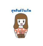 Bella - the optimistic girl（個別スタンプ：38）