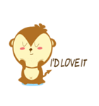 Cutie Cutie Monkey（個別スタンプ：23）