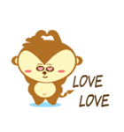 Cutie Cutie Monkey（個別スタンプ：27）