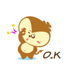 Cutie Cutie Monkey（個別スタンプ：37）