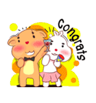 Love Love bear＆bunny (Eng)（個別スタンプ：12）