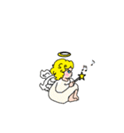 エンジェル君と楽しい仲間たち（個別スタンプ：11）
