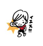 ひなたくんとはなちゃんは赤いサポーター（個別スタンプ：6）