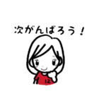 ひなたくんとはなちゃんは赤いサポーター（個別スタンプ：25）