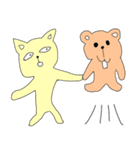 Cat ＆ Bear（個別スタンプ：3）