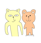 Cat ＆ Bear（個別スタンプ：8）