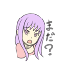 紫髪の女の子（個別スタンプ：40）