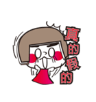 Girl in red（個別スタンプ：29）