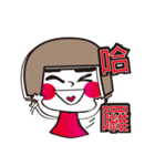 Girl in red（個別スタンプ：33）