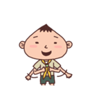 Boy Scout(Happy Scout)（個別スタンプ：14）