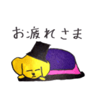 素人が描いたかわいい犬（個別スタンプ：14）