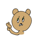 かわいいクマの女の子（個別スタンプ：14）