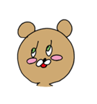 かわいいクマの女の子（個別スタンプ：21）