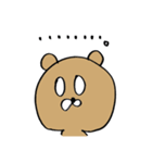 かわいいクマの女の子（個別スタンプ：34）