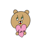 かわいいクマの女の子（個別スタンプ：40）