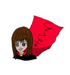 さつきちゃんと空気の読めないちなっちゃん（個別スタンプ：17）