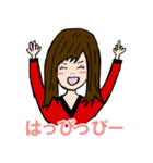 さつきちゃんと空気の読めないちなっちゃん（個別スタンプ：35）
