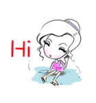 Miss ice skating（個別スタンプ：9）