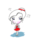 Miss ice skating（個別スタンプ：33）