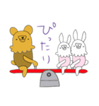 うさぎ と くーーーま 2（個別スタンプ：36）