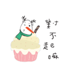 Snowman and Berry Doll（個別スタンプ：34）