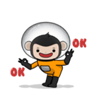 Habby Space Monkey（個別スタンプ：39）