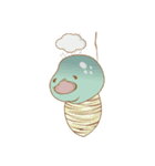 Lazy Caterpillar（個別スタンプ：4）