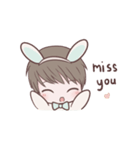 Bunny ＆ Bearby Eng Ver.（個別スタンプ：2）