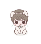 Bunny ＆ Bearby Eng Ver.（個別スタンプ：6）